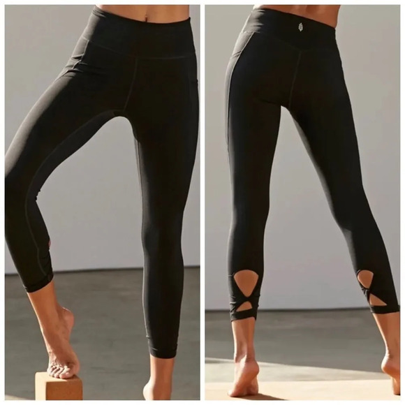 Free People Movement Olive Green Wave Rider Leggings Size XS - Picture 11 of 11